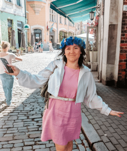 Jekaterina Čelebija at midsummer in Latvia.
