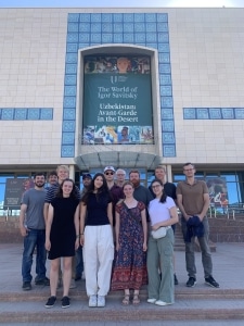 At the Savitsky Museum in Uzbekistan.