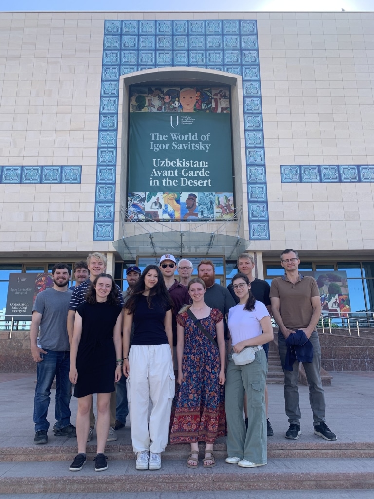 At the Savitsky Museum in Uzbekistan.
