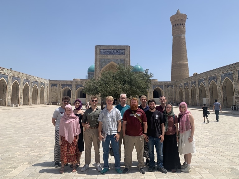 The RSL+ Students in Bukahra, Uzbekistan.