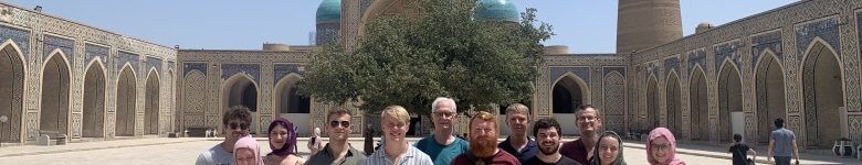 The RSL+ Students in Bukahra, Uzbekistan.