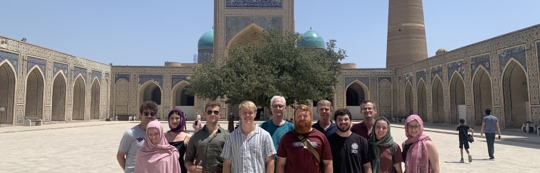 The RSL+ Students in Bukahra, Uzbekistan.