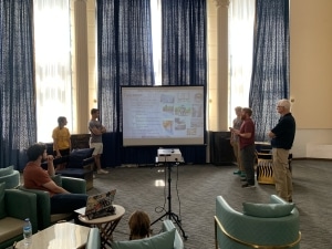 Final presentations in Uzbekistan.