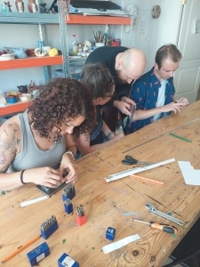 SRAS arts & crafts workshop in Riga, Latvia