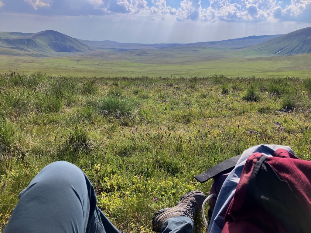 Scenic rest spot in the Geghams, Armenia.