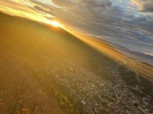 Sunset in Romania