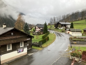 The Swiss village where I stayed in the countryside