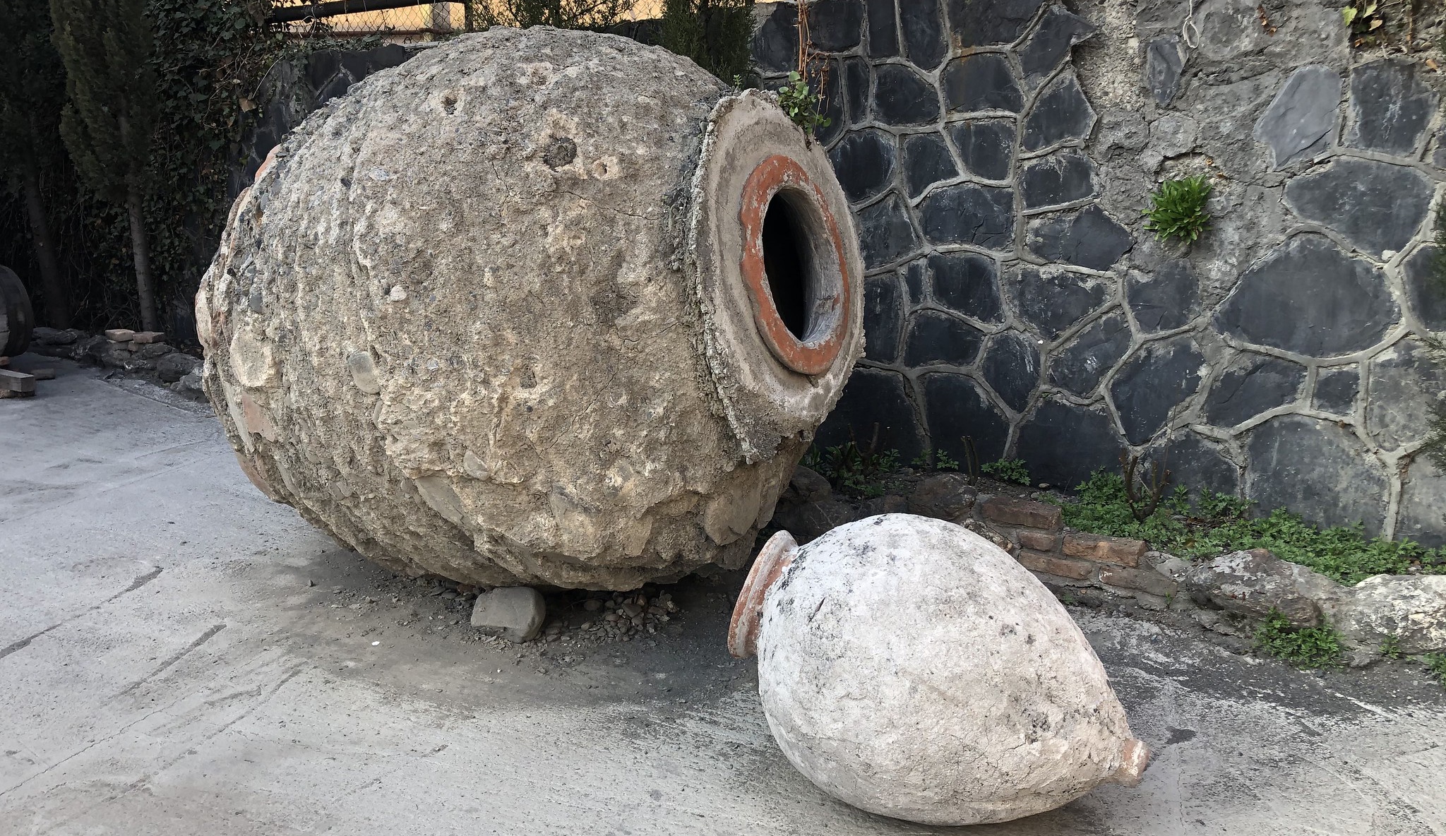 Qvevri - are large earthenware vessels used for the fermentation, storage and ageing of traditional Georgian wine.