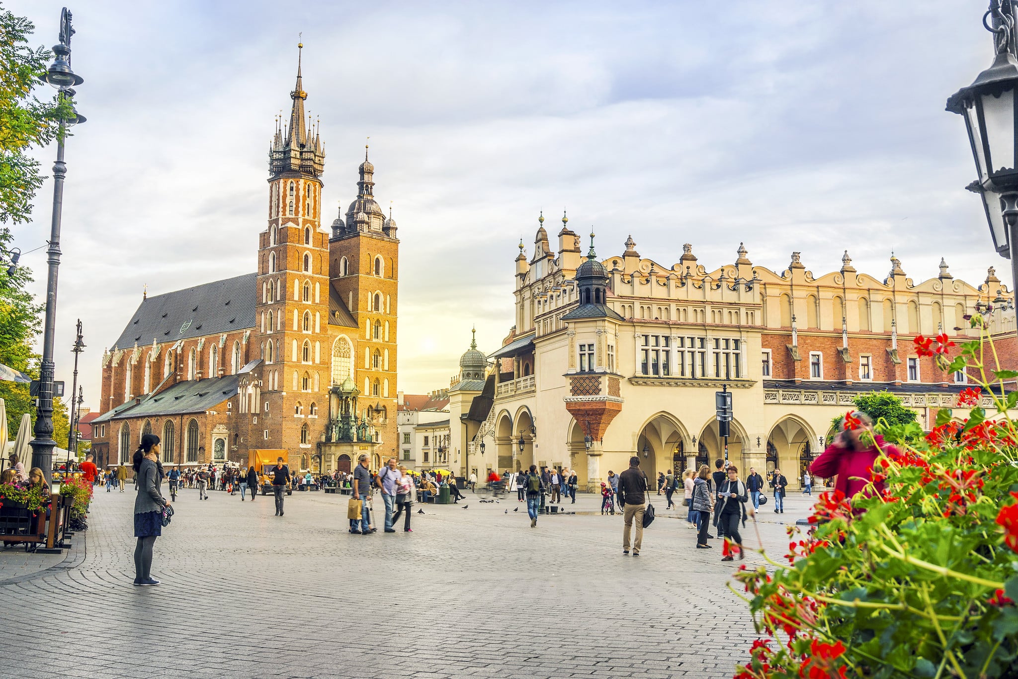 Kraków's Main Market Square (Rynek Główny) is a vast 13th-century public plaza in Poland.
