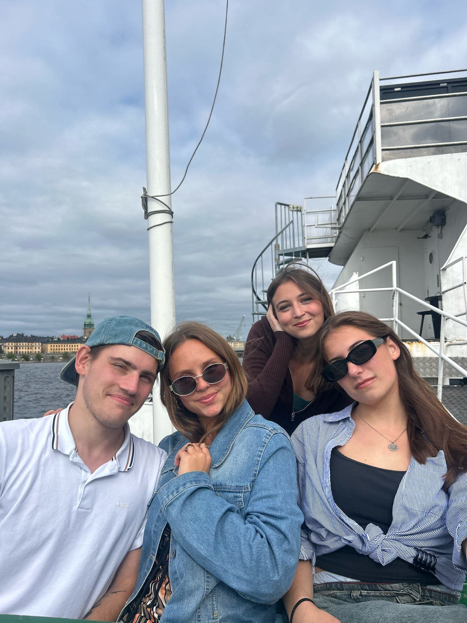 SRAS Students prepare for an excursion on the Baltic Sea.