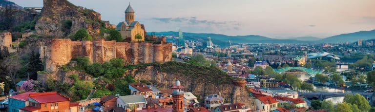 Tbilisi Downtown, Georgia, taken in April 2019