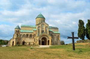 Bagrati Cathedral in Kutaisi, Georgia, an iconic symbol of Georgian architecture