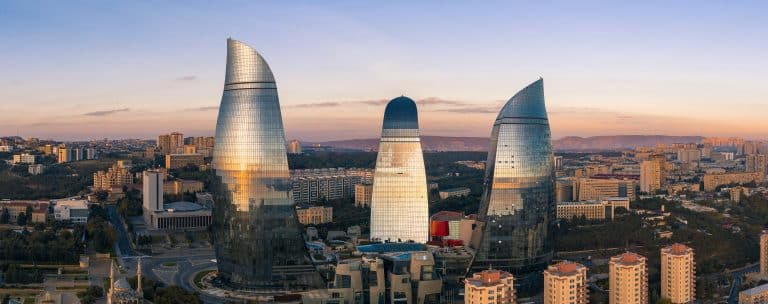 Azerbaijan Baku skyline