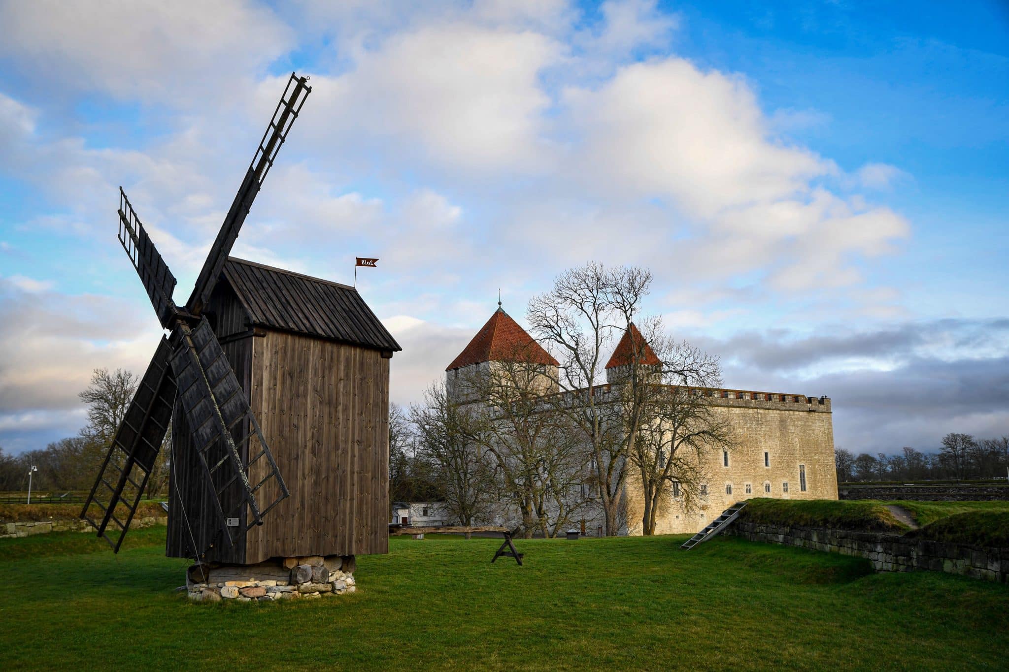 Saaremaa fortress with castle