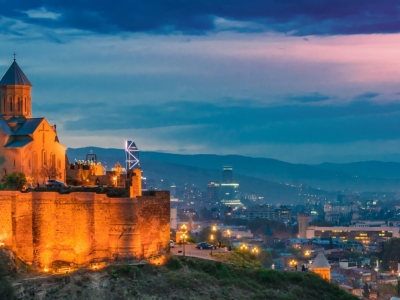 Tbilisi Church Landscape